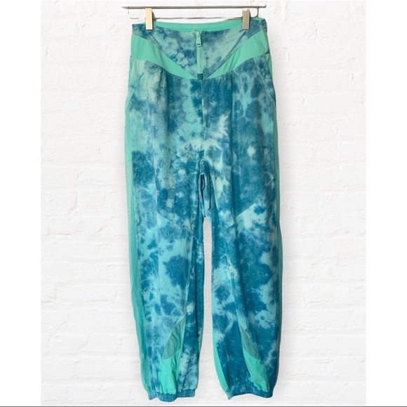 New Free People Movement Endless Sunshine Tie Dye Y2K Gorpcore Joggers - Picture 2 of 7